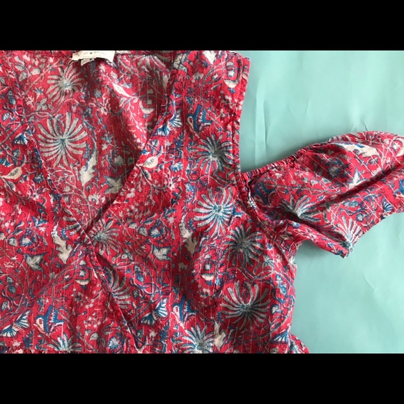 Lucky Brand Whimsical Cold Shoulder Top - Picture 3 of 5